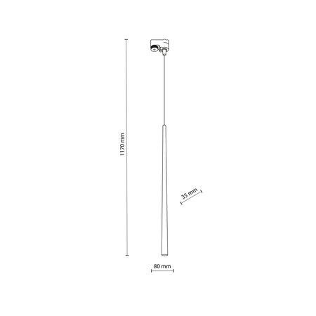 Tk Lighting TRACER PIANO GOLD lampa wisząca 1xG9