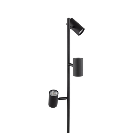  Lampa podłogowa TOP 3xGU10 Czarna