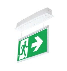 Oprawa awaryjna podtynkowa LED D-std SA 3H IP54 AT CNBOP Zwieszana