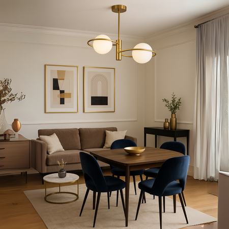 Light prestige Dorado 2 ring sufitowa złota LP-002/2C ring