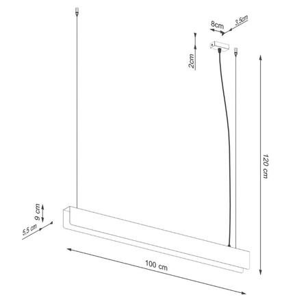 ŚWIETLÓWKA LED 9W 60CM 3000K