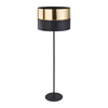 Lampa podłogowa HILTON Black/Gold 1xE27
