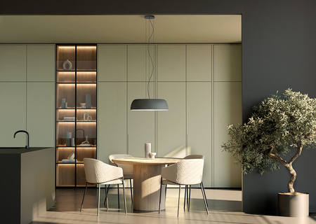 Lampa wisząca SATELLITE umbra grey M 58cm 11232 Nowodvorski