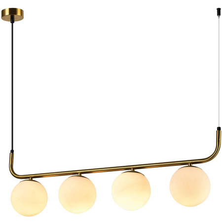 Light prestige Alisa wisząca 4 linia złota LP-005/4L GD