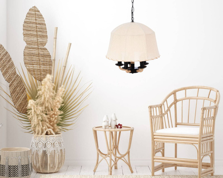 Lampa wisząca len boho natura Baloon