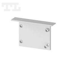 Zaślepka aluminiowa srebrna P22-1 bez otworu (wkręty w komplecie) (nr kat 7722111)