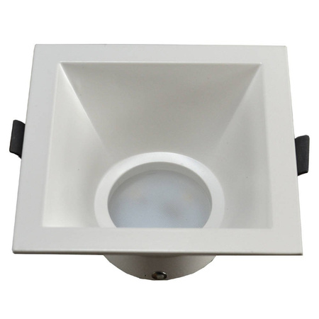 Oprawa sufitowa podtynkowa punktowa biała kwadrat