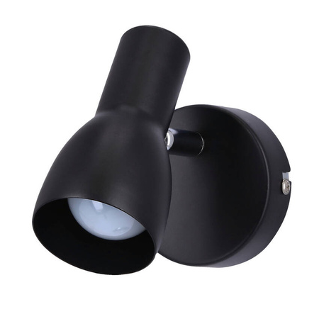 Lampa ścienna kinkiet 1X40W E14 czarny matowy PICARDO 91-50618