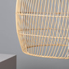 Naturalna lampa wisząca E27 Boho Fuyang
