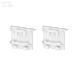 Komplet zaślepek bocznych białych P18-4 do osłonki C1 (2 szt bez otworu) (nr kat 771841302)