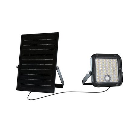 Projektor LED Solarny V-TAC 10W Pilot, AUTO, Timer, Czujnik Ruchu, IP65, CCT VT-411CCT 4000K+6000K 1500lm