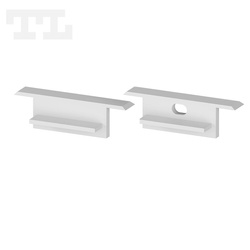 Komplet zaślepek bocznych szarych P11-2 do osłonki C5 (1 szt. z otworem, 1 szt bez otworu) (nr kat 7711201)