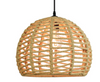 Lampa wisząca kula Boho E27 przeplatana sznurem jutowym 30cm