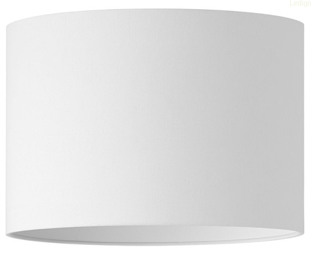 Abażur walec Oro Deluxe biały 25cm E27