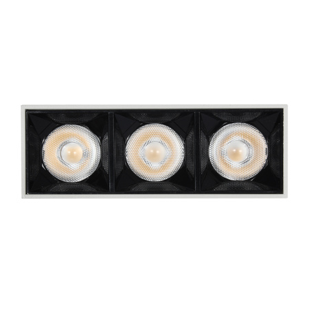 Lampa liniowa natynkowa 9W 4000K biało-czarna JDL-6T