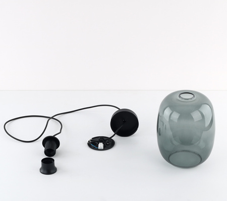 Lampa wisząca ELIO Graphite 1xE27