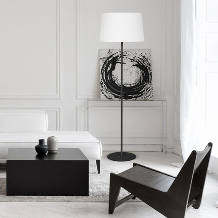 Lampa podłogowa MAJA Black/White 1xE27