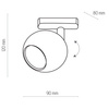 Tk Lighting TRACER WHITE 1xGU10