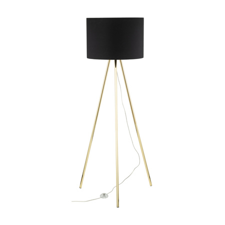 Lampa podłogowa UMBERTO Black/Gold 1xE27