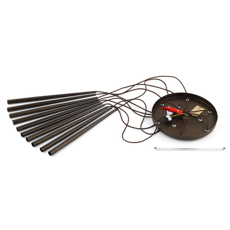 Lampa wisząca PIANO Brown 10xG9