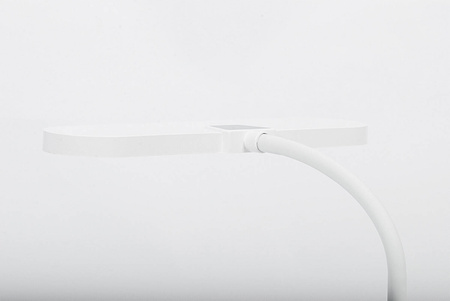 Biała lampka biurkowa, ruchome ramię K-BL1185 BIAŁY z serii DAFI