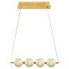Light prestige Brillant 4 linia wisząca złota LP-3303/4L GD