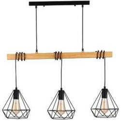 Lampa wisząca VIGO Wood 3xE27