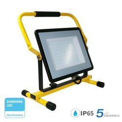 Projektor Naświetlacz Przenośny LED 100W na stojaku z uchwytem + kabel zasilający IP65 4000K