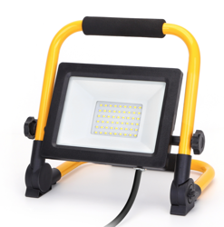 Naświetlacz Przenośny Halogen LED 30W na stojaku z uchwytem + kabel zasilający IP44 6500K