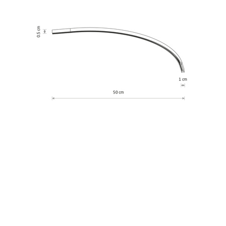 Nowodvorski 11723 Oprawa elastyczna elastyczna do systemu NANO - LVM FLEX LINE LED 6W 3000K 180LM 100° 50CM