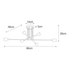 Lampa sufitowa K-4393 z serii SITYA WHITE
