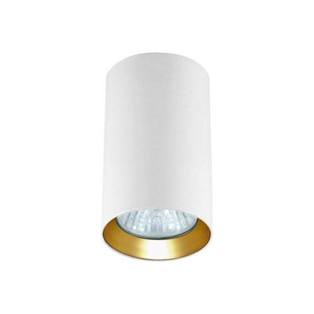 Manacor oczko białe ze złotym ringiem 9 cm LP-232/1D - 90 WH/GD
