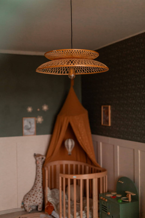 Lampa wisząca  boho ZEN bambusowa duża 60cm TH07