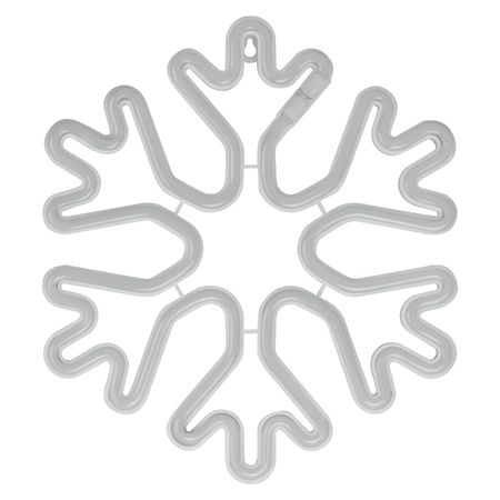 Dekoracja świetlna świąteczna Neon LED śnieżynka 26.5 x 30cm