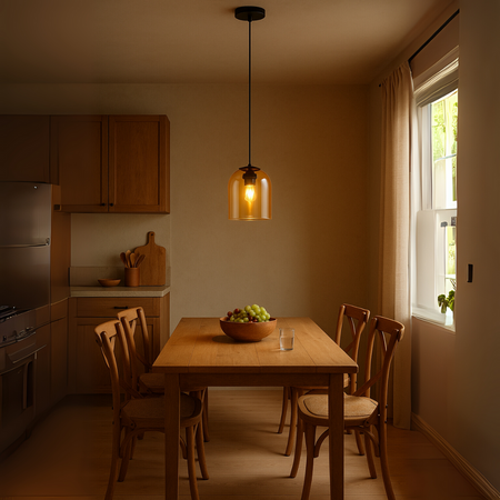 Light prestige Elaris 1 wisząca amber LP-8103/1P AM