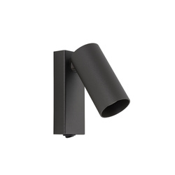 Nowodvorski Kinkiet FOURTY miniGU10 wys.17cm szer.10cm włącznik | Umbra gray 11766