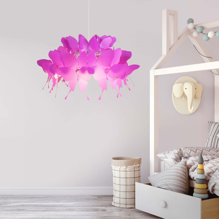 Light prestige Farfalla 1 wisząca ciemny róż LP-3439/1P dark pink