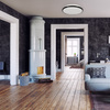 Plafon LED TERMA BLACK 18W Ø280 mm IP44