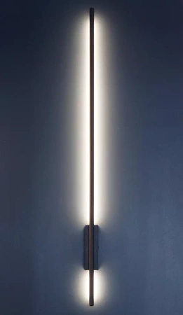 Kinkiet ścienny LUNA IP54 18W 120cm czarny CCT