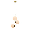 Lampa wisząca matowe złoto 3 Duo 33-01276