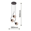 Hook 3 wiszaca czarna LP-125/3P BK