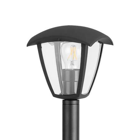 Lampa ogrodowa stojąca 1 x E27 100cm czarna 88cm