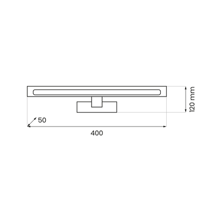 Kinkiet Klimt 8W 40cm Biały