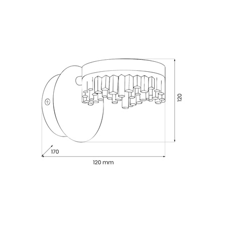 Kinkiet PRECIOSA 4W LED
