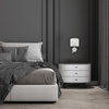 Kinkiet RICHI White/Silver 1xE27+1xG9