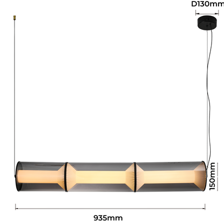 Light prestige Aeris 3 linia dymna LP-2137/3L SM