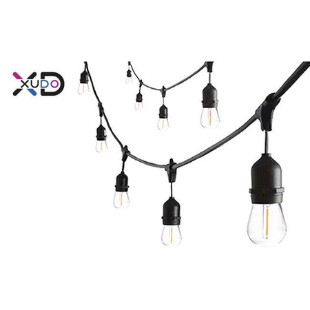 Ogrodowa Girlanda Świetlna LED 10m 10xE27 z żarówkami 1W