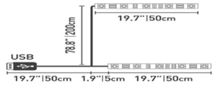 Łącznik prosty do szyn magnetycznych Ultra Slim LL-35-ZTMK