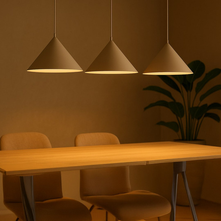 Lampa wisząca CAPITAL TAUPE 3xGX53 Kaszmir