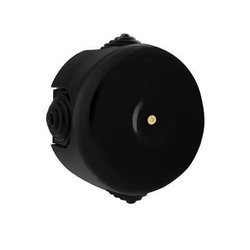 Puszka instalacyjna ceramiczna czarna natynkowa